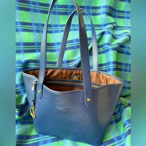 LRL Navy Tote Handbag